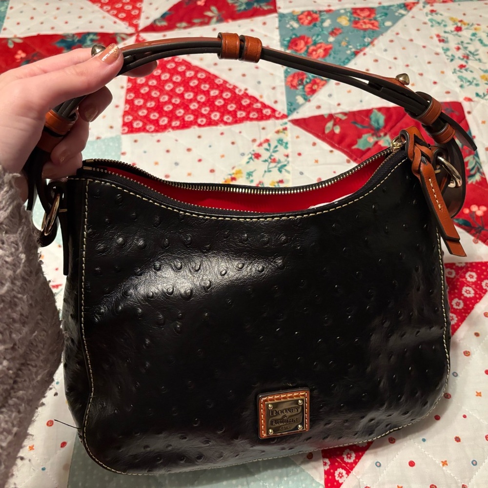 Dooney and Burke black shoulder bag